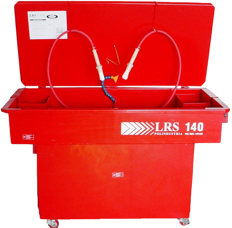 Máquina de limpieza industrial LRS 140 con doble depósito - Polindustria